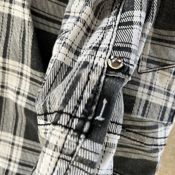 Tripp NYC Goth Punk Emo Plack Plaid Skinny Stretch Pants Sz 3 - Picture 10 of 10